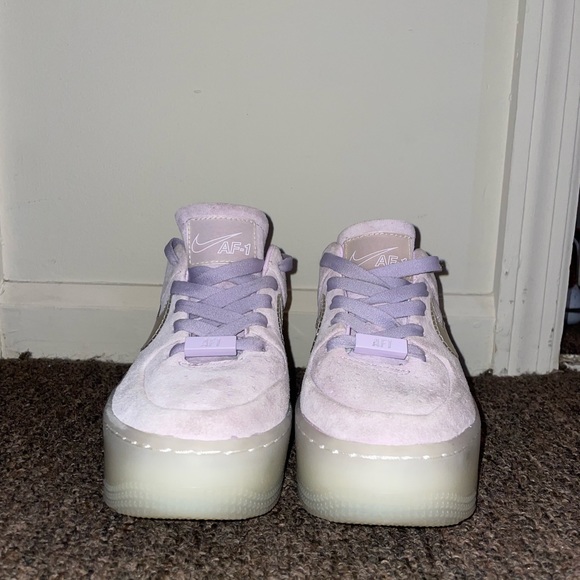Pastel purple Nike Air Forces - Picture 4 of 13